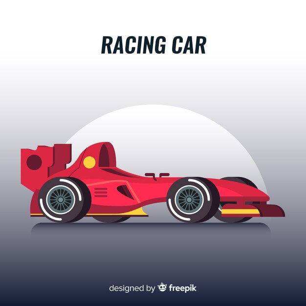 Fórmula moderna 1 design de carro de corrida