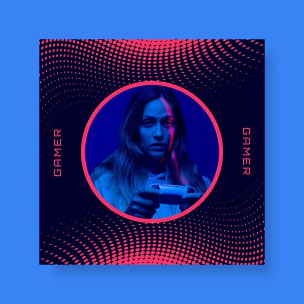 Foto futurista do perfil do discord do jogador