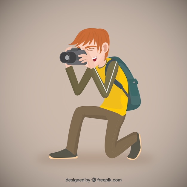 Fotógrafo ilustração