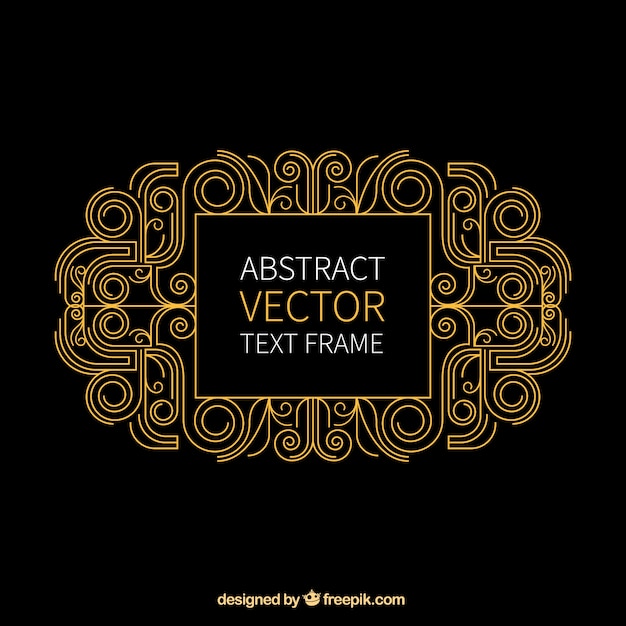 Vetor grátis frame decorativo