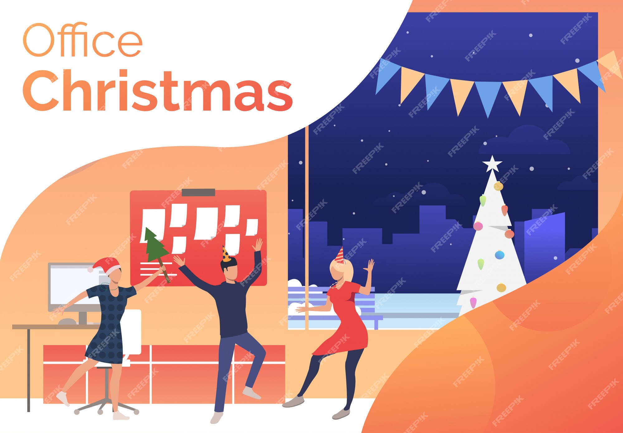 Vetores e ilustrações de Natal empresa para download gratuito | Freepik Vetores e ilustrações de Natal empresa para download gratuito | Freepik