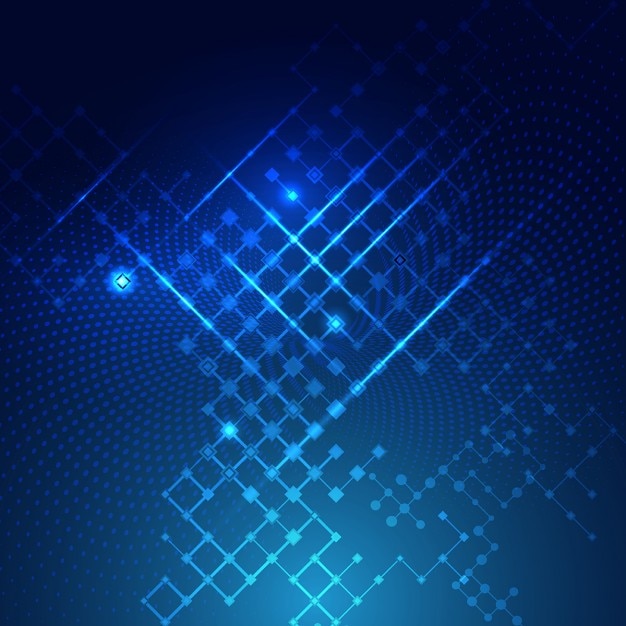 Vetor grátis fundo a tecnologia digital com projeto abstrato do circuito