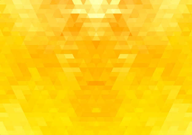 Fundo abstrato amarelo formas de triângulo