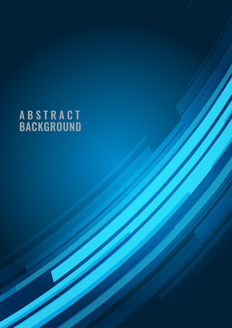 Fundo abstrato azul brilhante