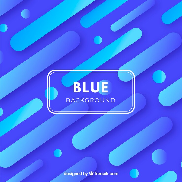 Vetor grátis fundo abstrato azul com estilo elegante