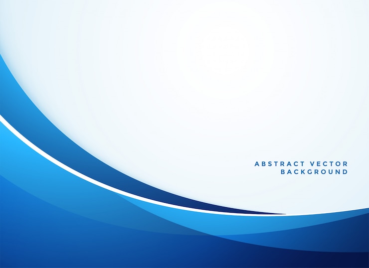 Vetor grátis fundo abstrato azul ondulado estilo empresarial