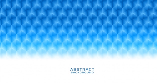 Fundo abstrato azul padrão hexagonal