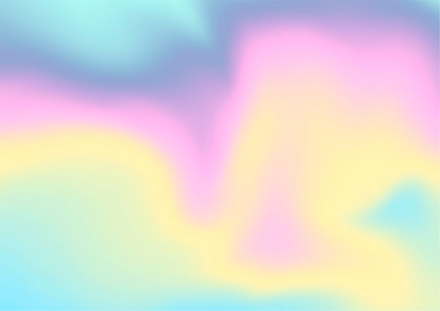 Vetor grátis fundo abstrato com desenho de holograma iridescente
