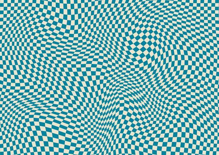 Vetor grátis fundo abstrato com design quadriculado distorcido