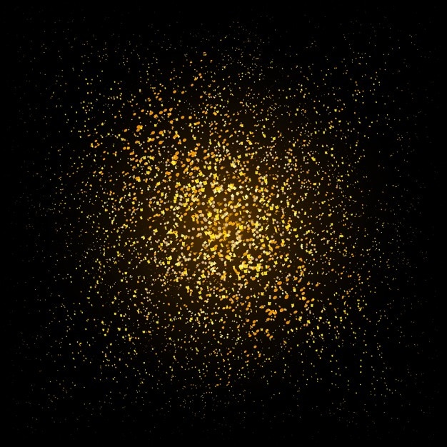 Vetor grátis fundo abstrato com glitter dourado