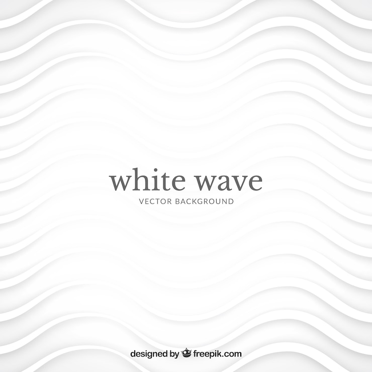 Vetor grátis fundo abstrato com ondas brancas