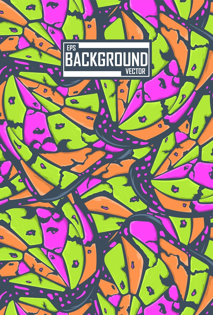Vetor grátis fundo abstrato com padrão de tigre fundo abstracto com padrão de tigre e zebra