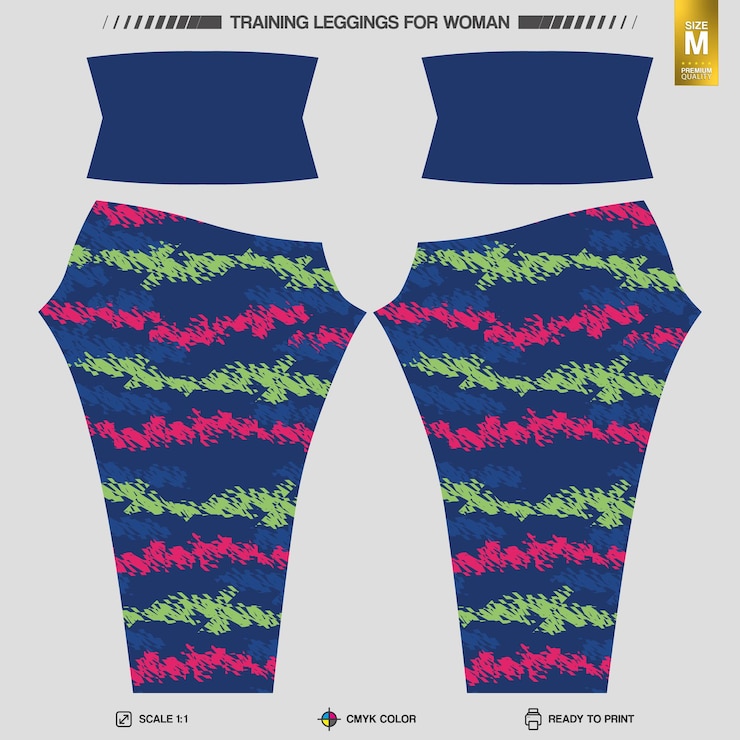 Vetor grátis fundo abstrato com padrão esportivo para leggings