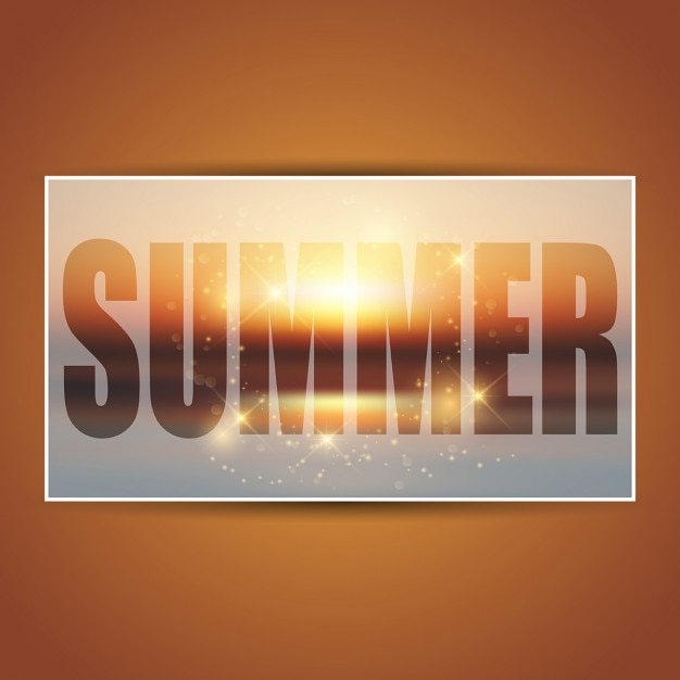 Vetor grátis fundo abstrato com um tema do verão