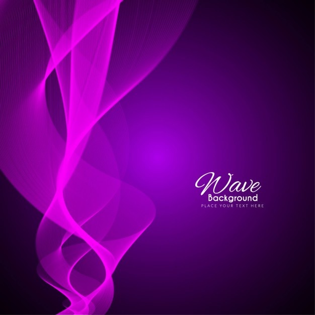 Vetor grátis fundo abstrato da onda da cor violeta elegante