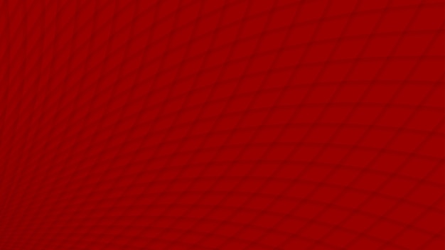 Fundo abstrato de curvas de gradiente interceptadas em cores vermelhas