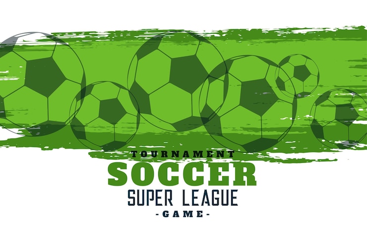 Vetor grátis fundo abstrato de esportes de torneio de futebol de futebol
