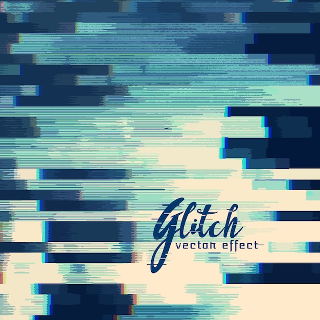 Vetor grátis fundo abstrato de glitch em tom azul