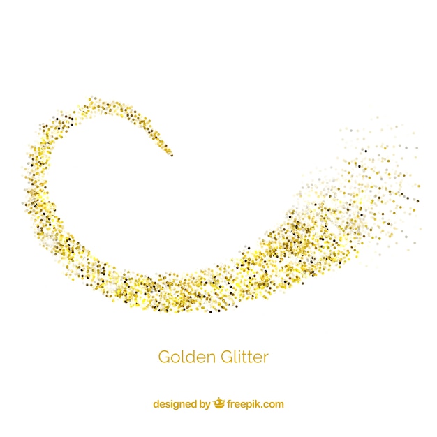 Fundo abstrato de glitter dourado