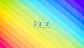 Fundo abstrato de listras de cores do arco-íris