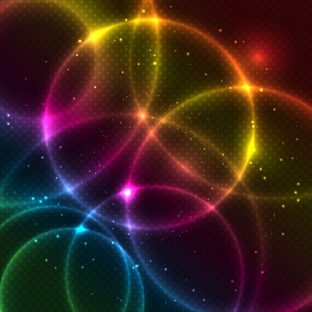 Vetor grátis fundo abstrato do projeto com linhas de incandescência