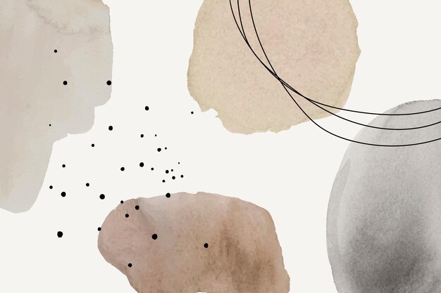 Fundo abstrato em aquarela marrom