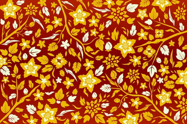 Fundo abstrato floral ornamental