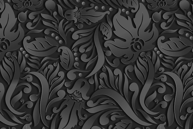 Fundo abstrato floral ornamental