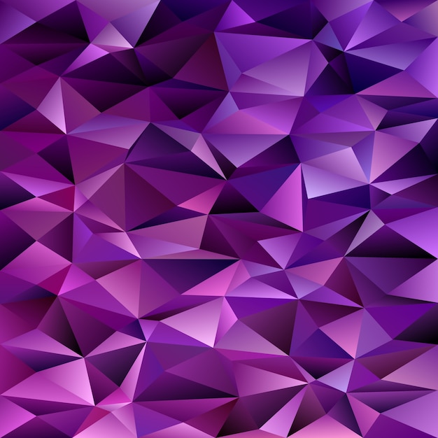 Fundo abstrato geométrico do teste padrão do triângulo caótico - projeto gráfico do vetor do mosaico dos triângulos coloridos