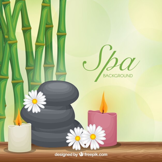 Fundo agradável para o spa