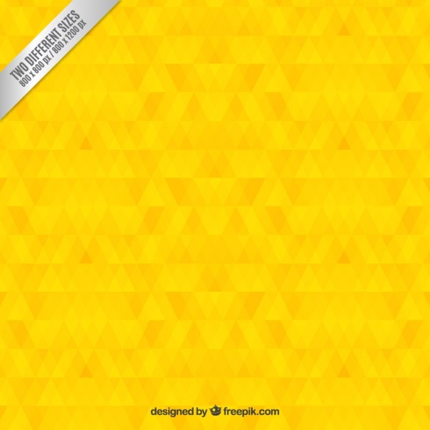 Vetor grátis fundo amarelo geométrica