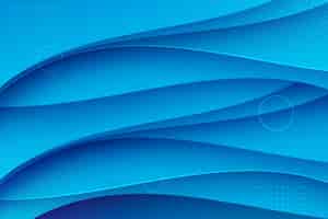 Vetor grátis fundo azul abstrato gradiente