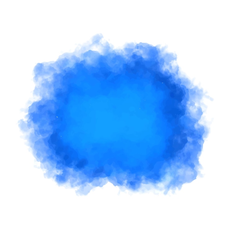Vetor grátis fundo azul aquarela abstrata respingo