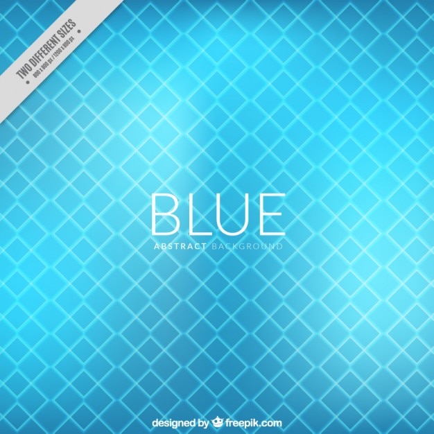 Vetor grátis fundo azul com formas quadradas
