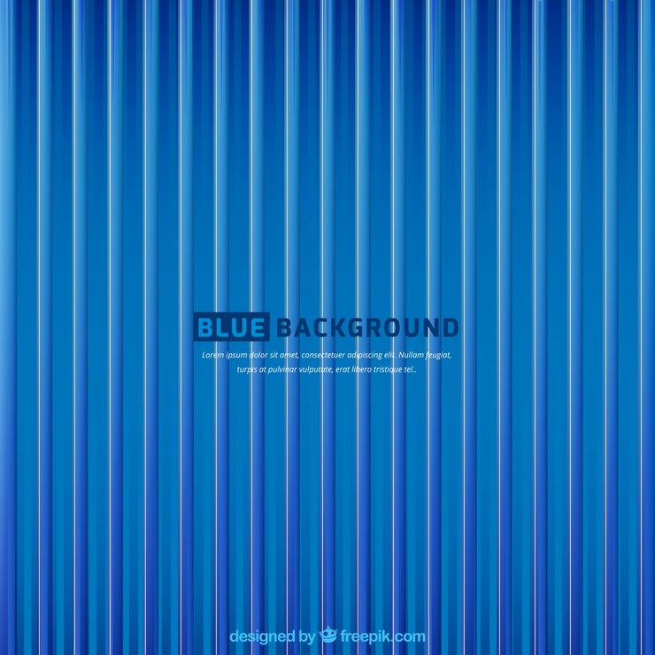 Vetor grátis fundo azul com linhas modernas