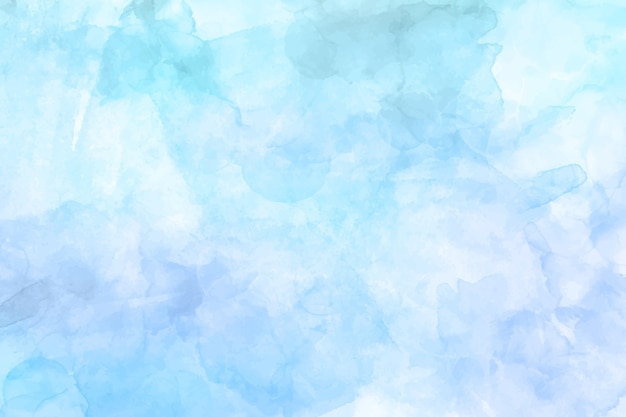 Fundo azul de aquarela