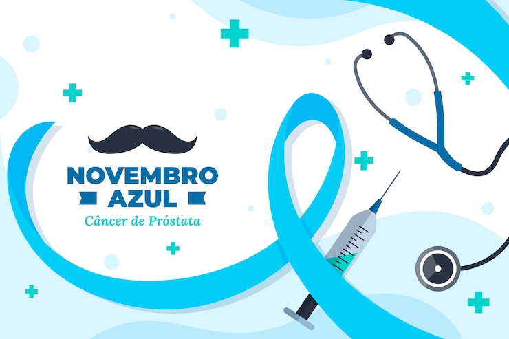 Vetor grátis fundo azul liso de novembro