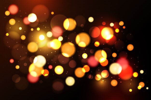 Fundo bokeh realista