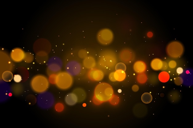 Fundo bokeh realista