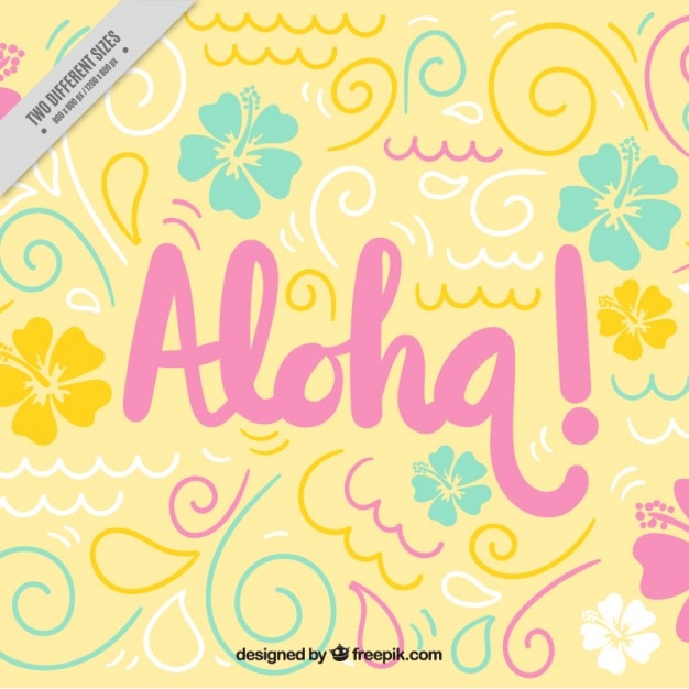 Fundo bonito aloha