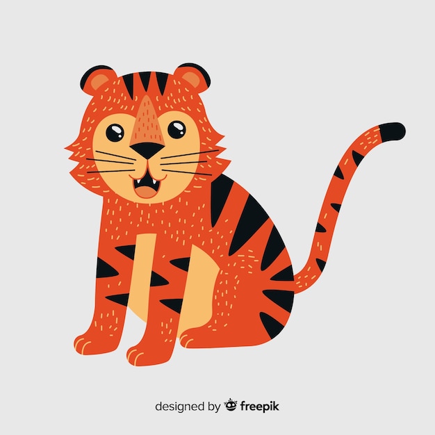 Fundo bonito tigre