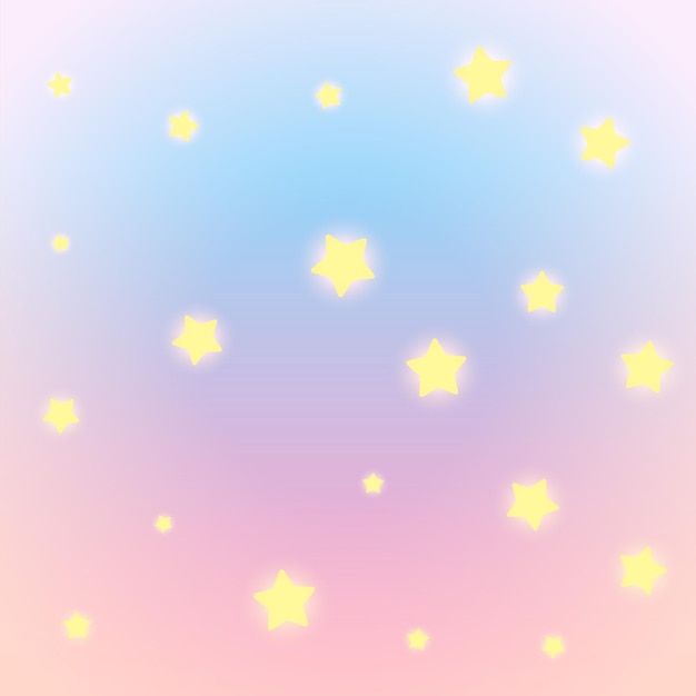 Vetor grátis fundo colorido com estrelas brilhantes