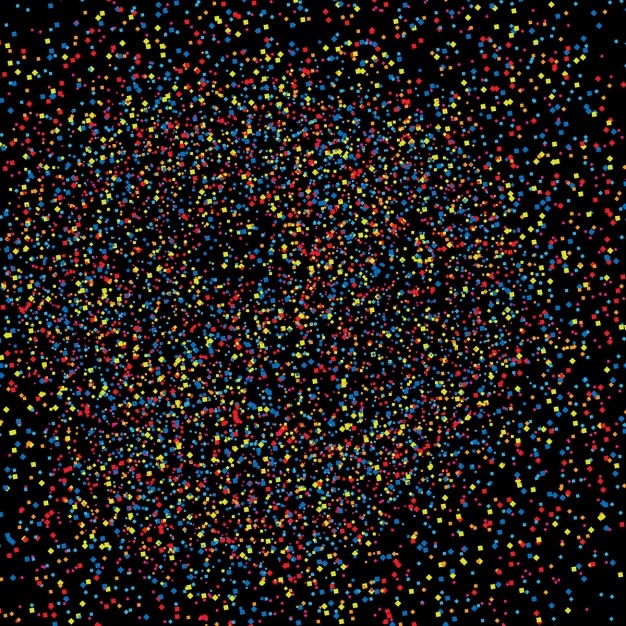 Vetor grátis fundo colorido confetti
