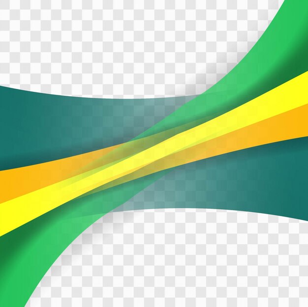 Bandeira do Brasil em fundo verde e amarelo, 7 de setembro [download] -  Designi