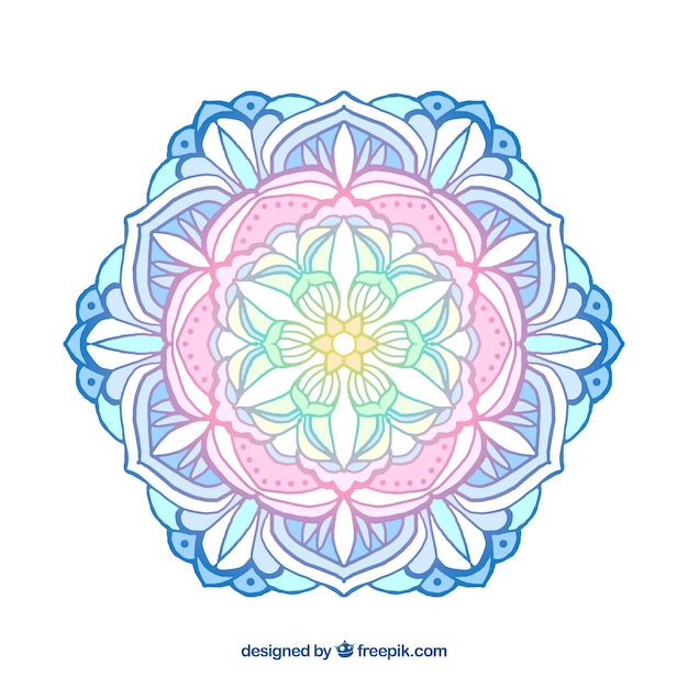 Fundo colorido mandala