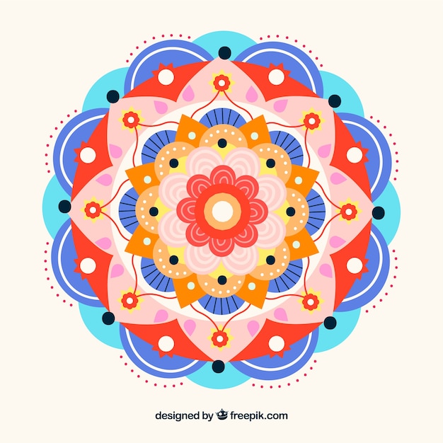 Fundo colorido mandala