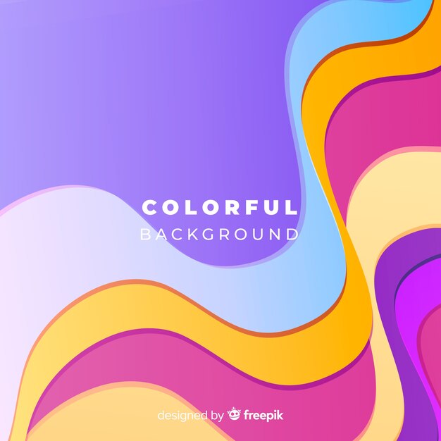 Fundo colorido