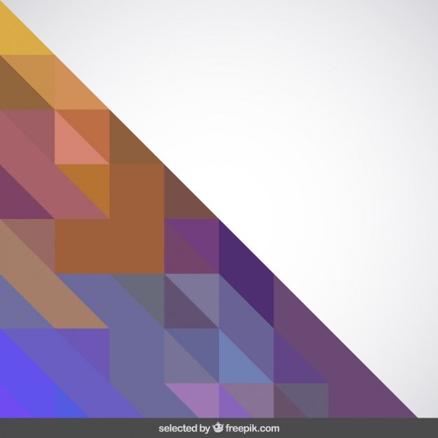 Vetor grátis fundo com formas triangulares