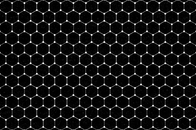 Fundo com padrão hexagonal branco