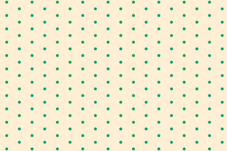 Vetor grátis fundo creme, padrão de bolinhas em vetor de design fofo